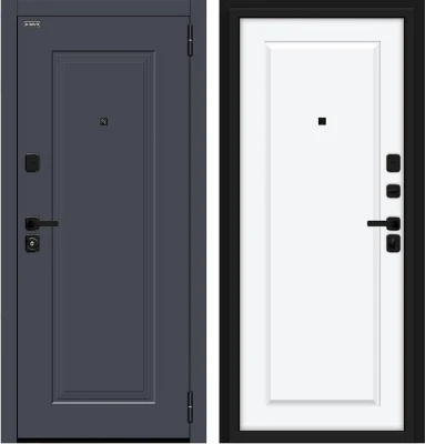 Дверь Браво Айкон/SBlack Graphite Shell/White Silk
