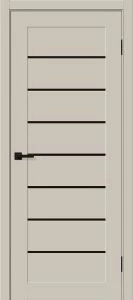 Межкомнатная дверь Браво-22 Black Shine Cream Silk BR5499