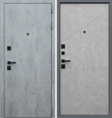 Дверь Дуэт Б бетон светлый