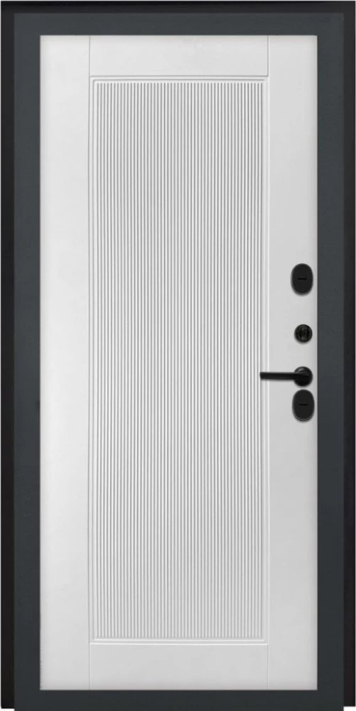 Входная дверь ДвериПРО Д-68 ПВХ 10мм Астрод Velutto Bianco DPRO195696 внутренняя сторона