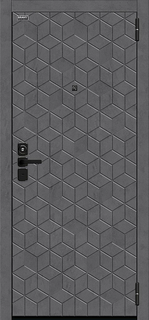 Входная дверь Кьюб Slate Art/Slate Art BR4481 внешняя сторона
