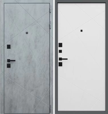 Дверь Дуэт Б белый матовый