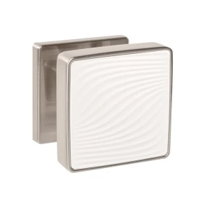 Ручка раздельная K.EST.Q52.GIPNOZ SN/WH-3 матовый никель/белый