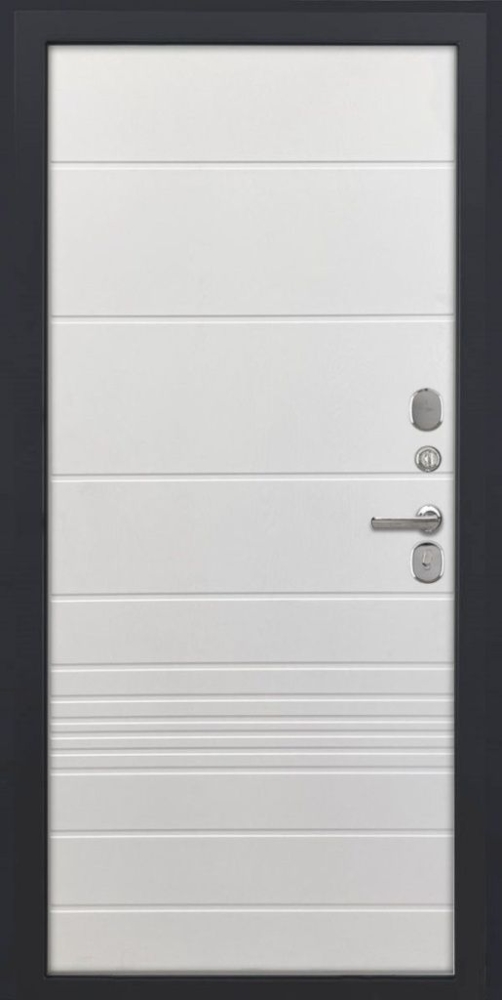 Входная дверь ДвериПРО Аура ФЛ-700 (10мм, ясень белый) DPRO195460 внутренняя сторона