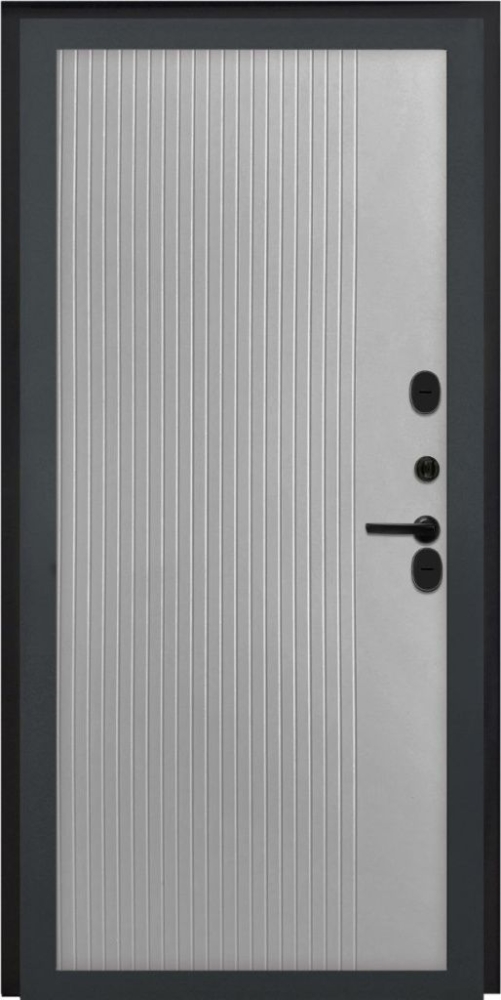 Входная дверь ДвериПРО Модель L-46 ФЛ-790 Velutto Grigio DPRO195778 внутренняя сторона