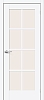 Межкомнатная дверь Прима-11.1 White Silkwood BR5956